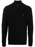 Polo Ralph Lauren cable-knit half-zip jumper