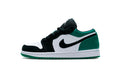Air Jordan 1 Low White Black Mystic Green Reps Sneakers 553558-113