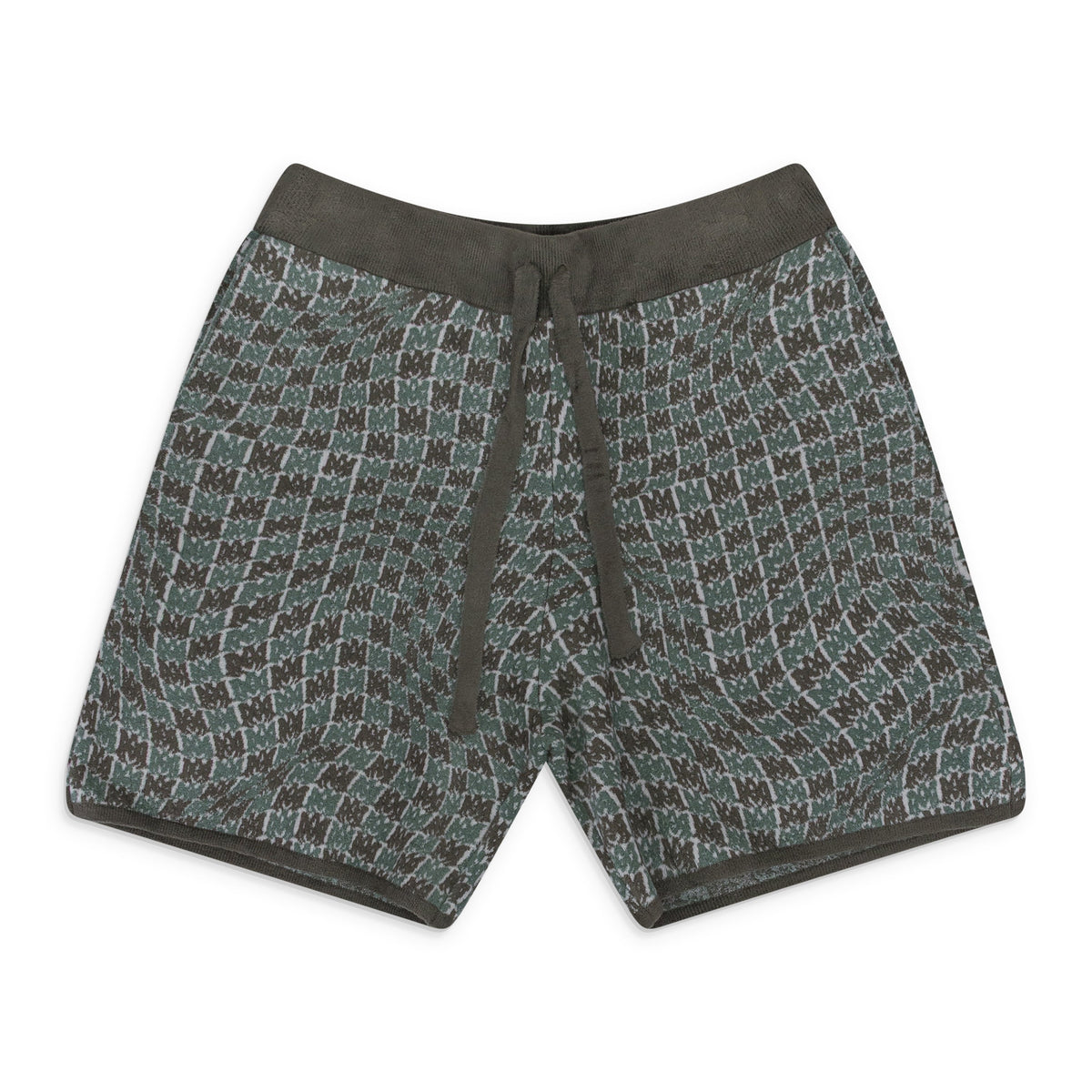 Green MA Swirl Shorts
