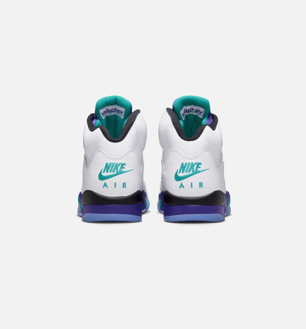 Air Jordan 5 Retro Grape Men's – White/New Emerald/Grape Ice/Black