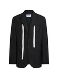 Moschino printed wool jacket