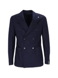 BRANDO double-breasted peak-lapel blazer