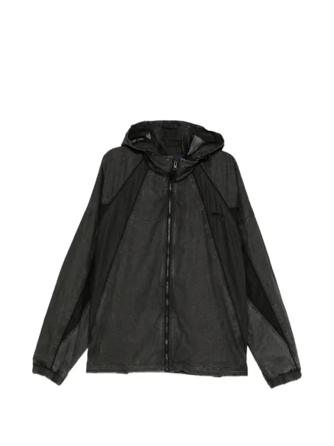 Juun.J hooded panelled jacket