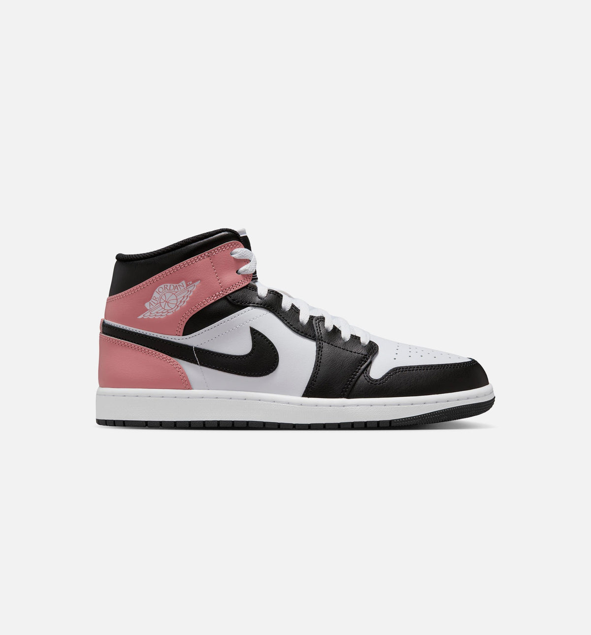 Air Jordan 1 Mid – Men's Lifestyle Shoe in White/Rust Pink/Black
