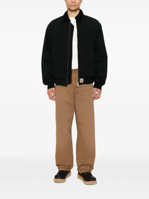 Carhartt WIP corduroy-collar zip-up jacket