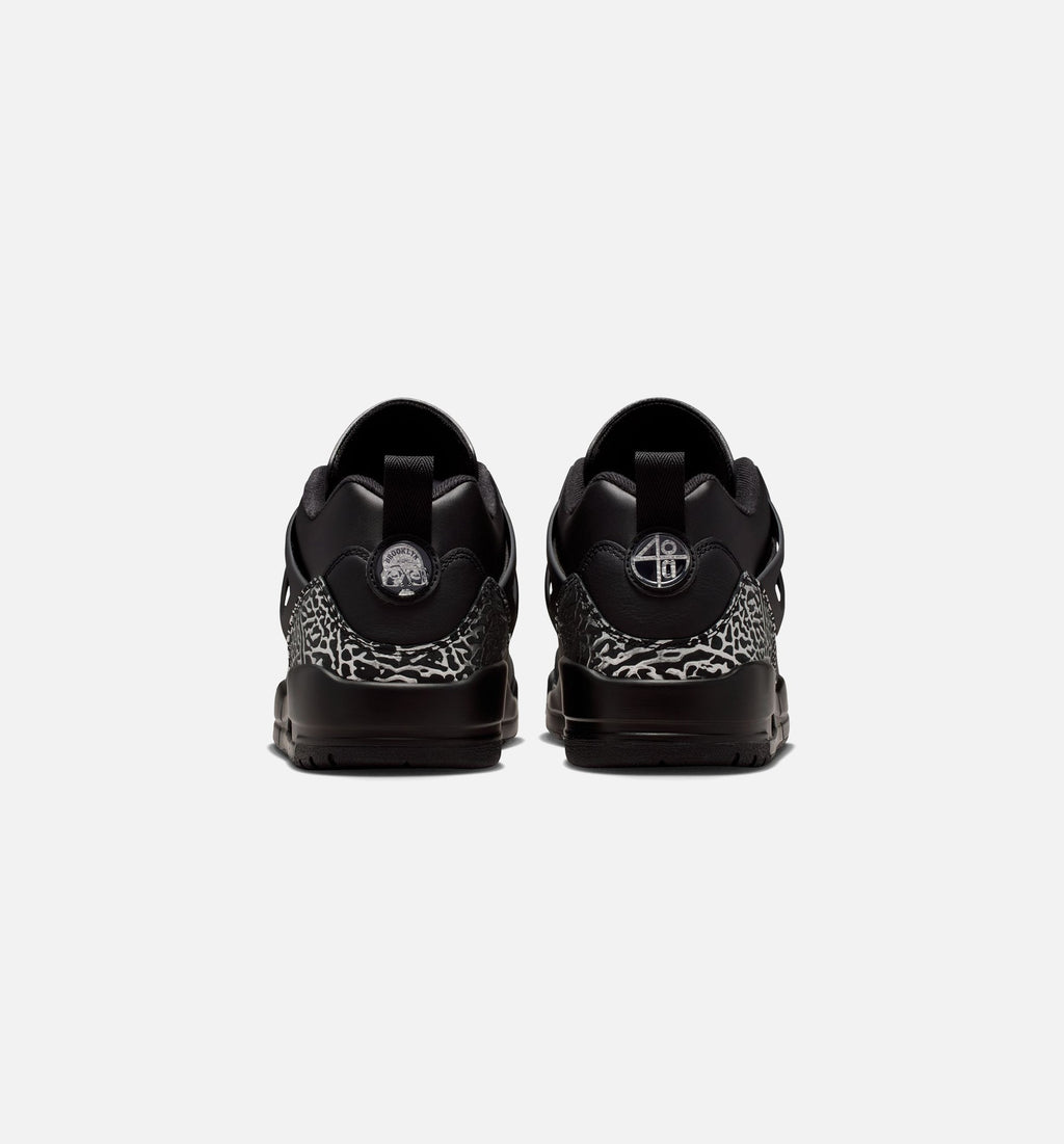 Spizike Low Men's Basketball Shoe – Black/Metallic Silver