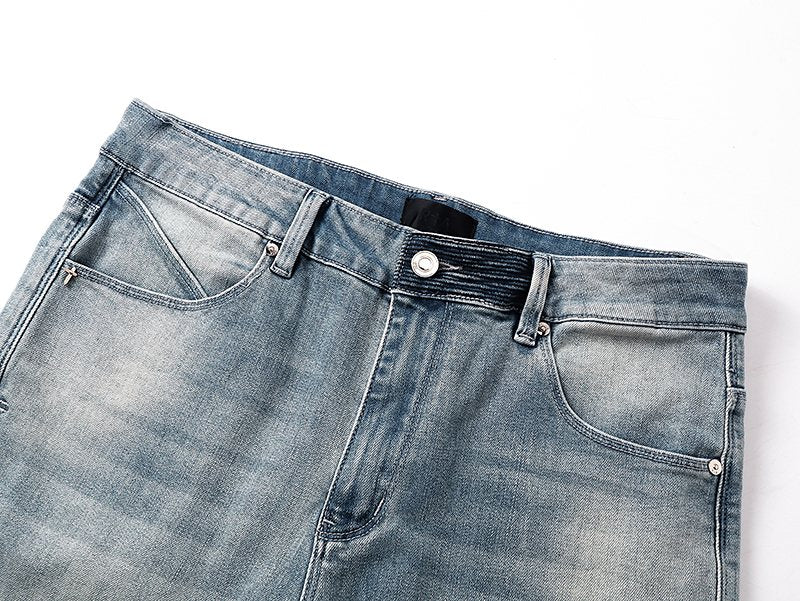 R+A Light Blue Distressed Jeans