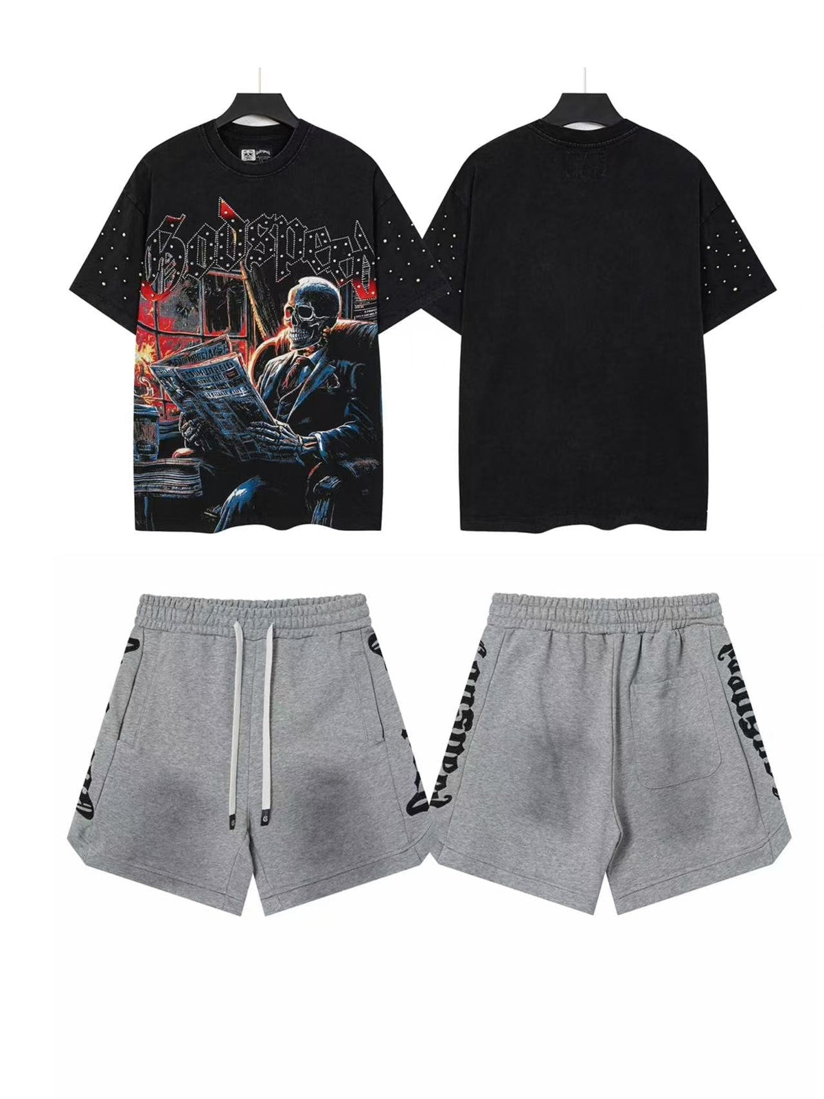 Godspeed Astronaut Graphic T-Shirt & Shorts Set