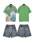 Godspeed Astronaut Graphic Tee and Shorts Set