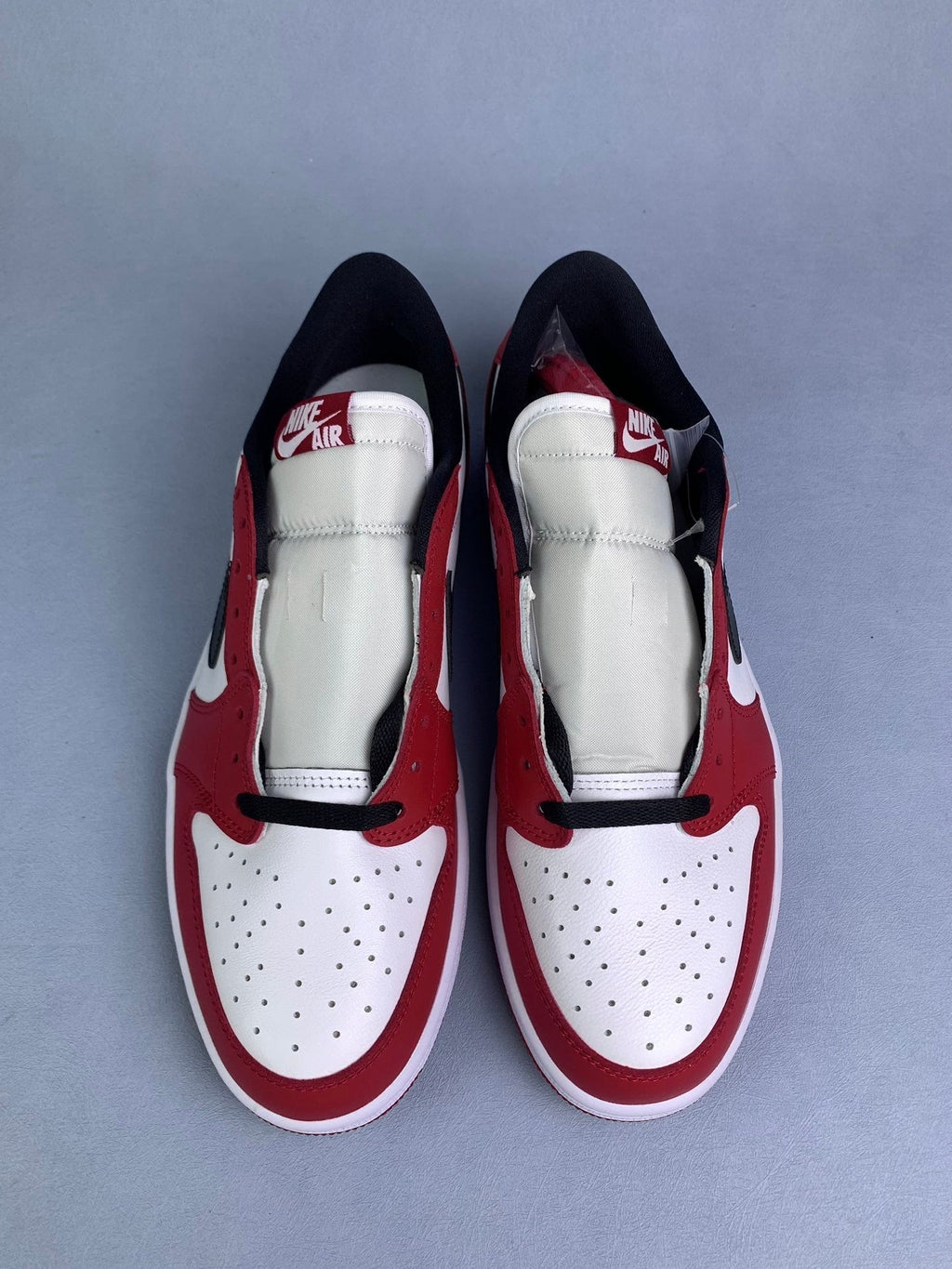 Air Jordan 1 Low White/Red Chicago 705329-600 Unisex Sneakers