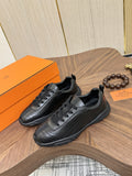 Hermès Perforated Low-Top Sneakers